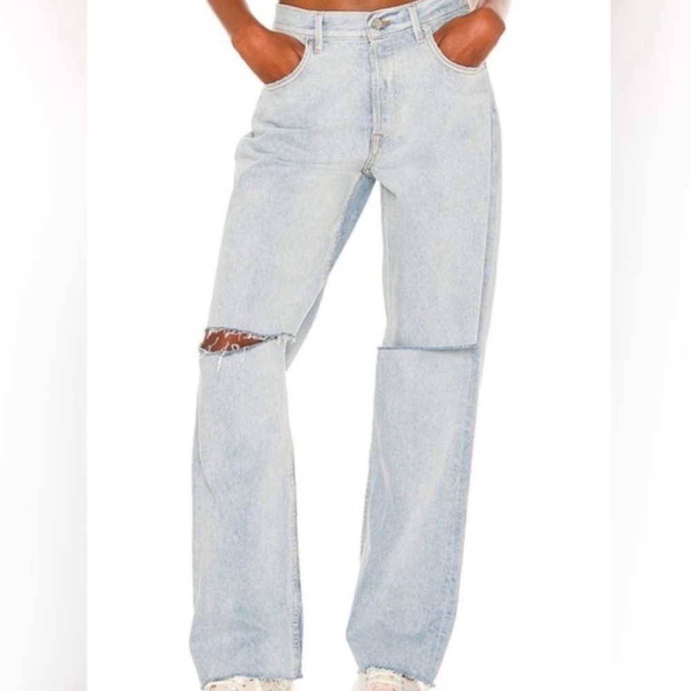 GRLFRND The Bella Low Rise Boyfriend Jeans In Echo Park